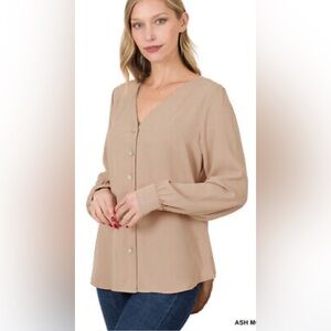 😍Alfani satin women’s blouse
